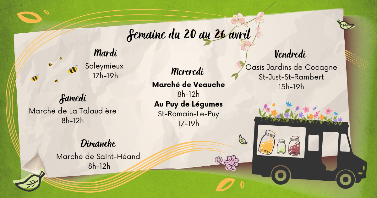 Planning de la semaine