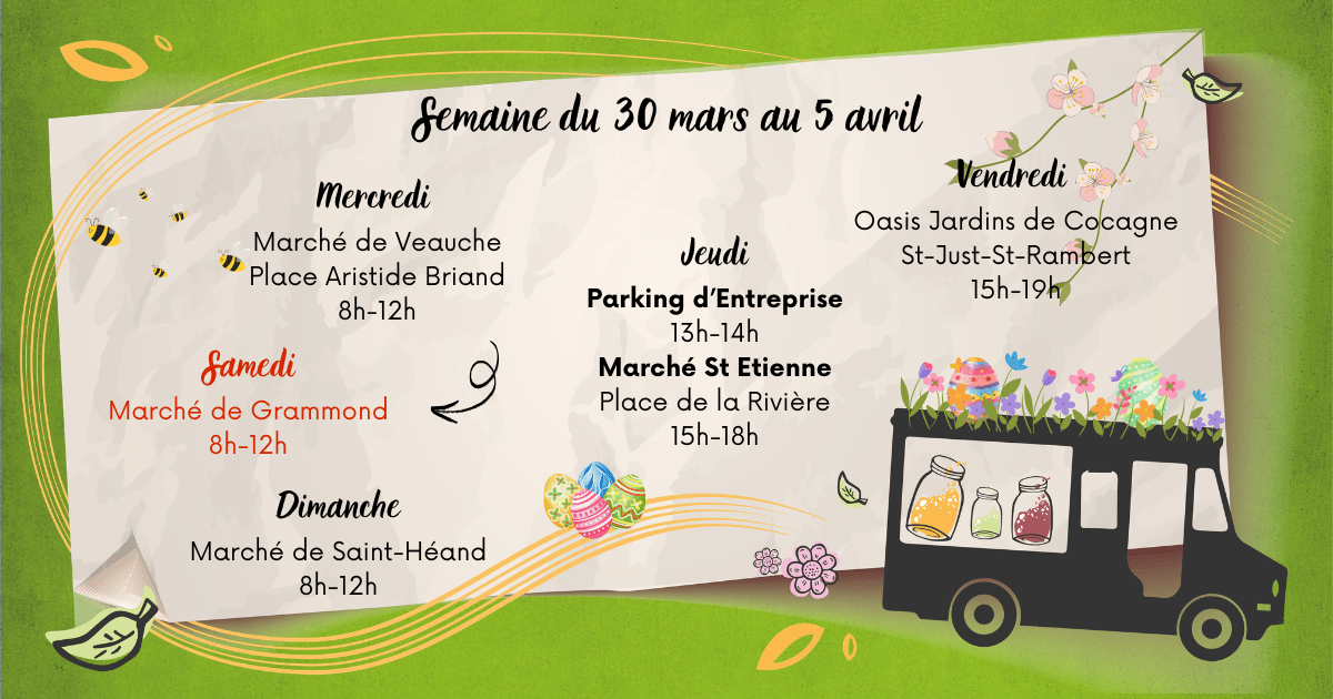 Planning de la semaine