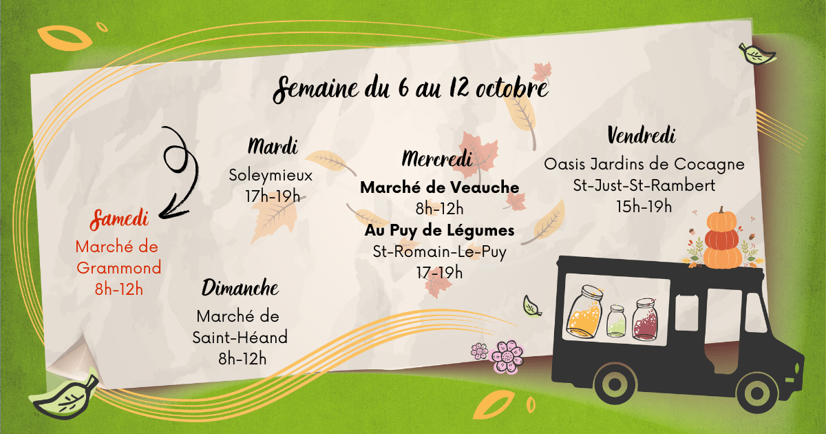 Planning de la semaine