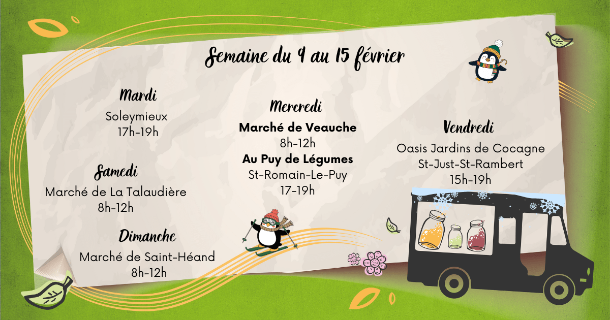 Planning de la semaine